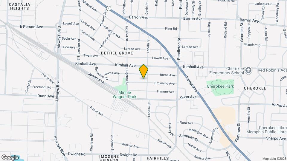 2634 Browning Ave Map and Location Details