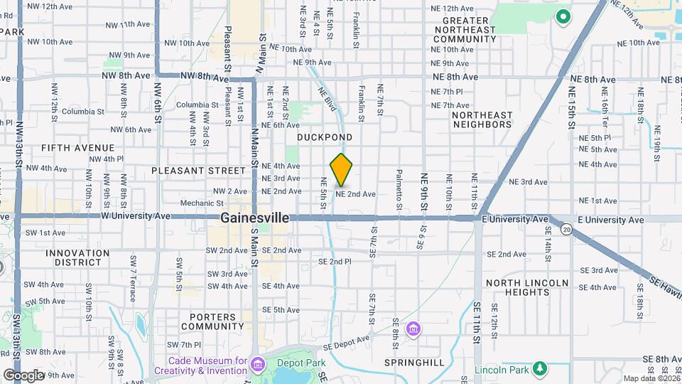 207 NE Blvd Map and Location Details