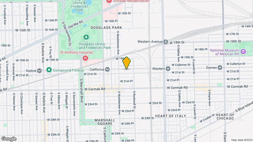 2626 W 21st St Map and Location Details