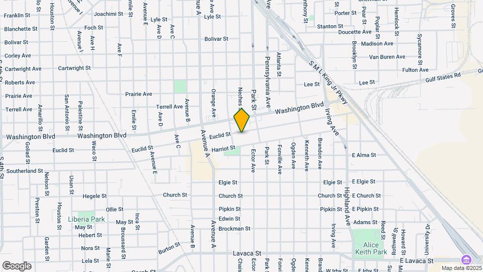 1129 Euclid St Map and Location Details