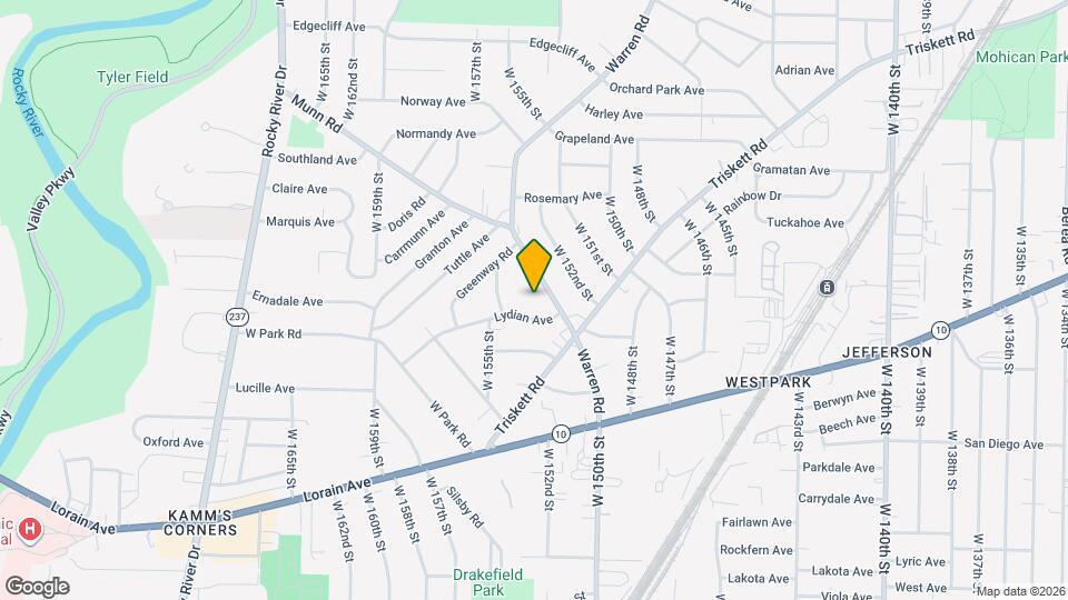 3596 Warren Rd Map and Location Details