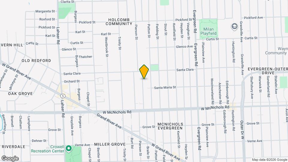 17314 Braile St Map and Location Details