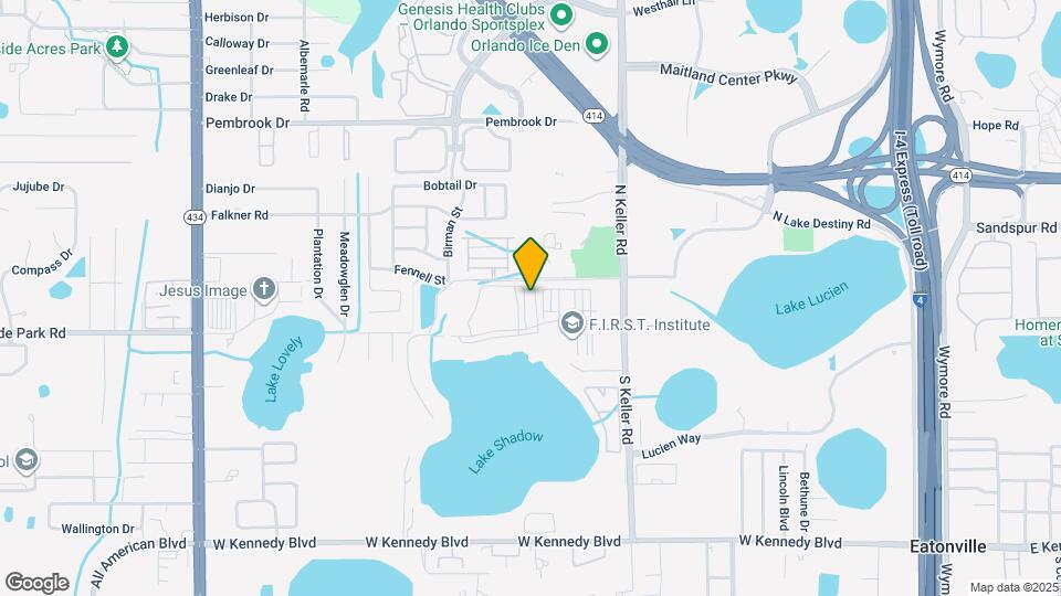 1150 Lake Shadow Cir Map and Location Details
