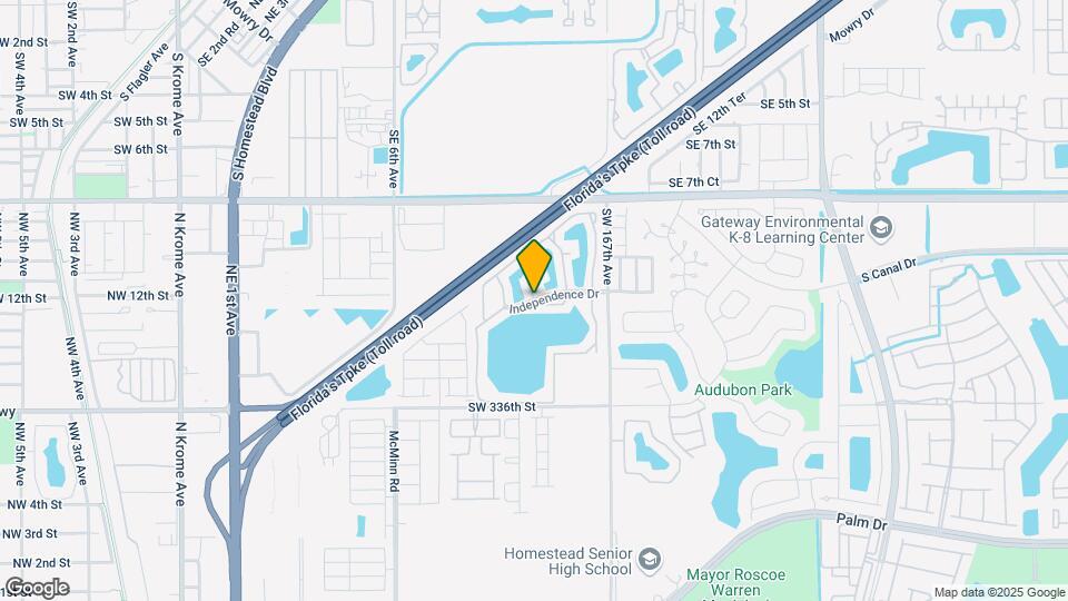1014 S Independence Dr, Unit E Map and Location Details