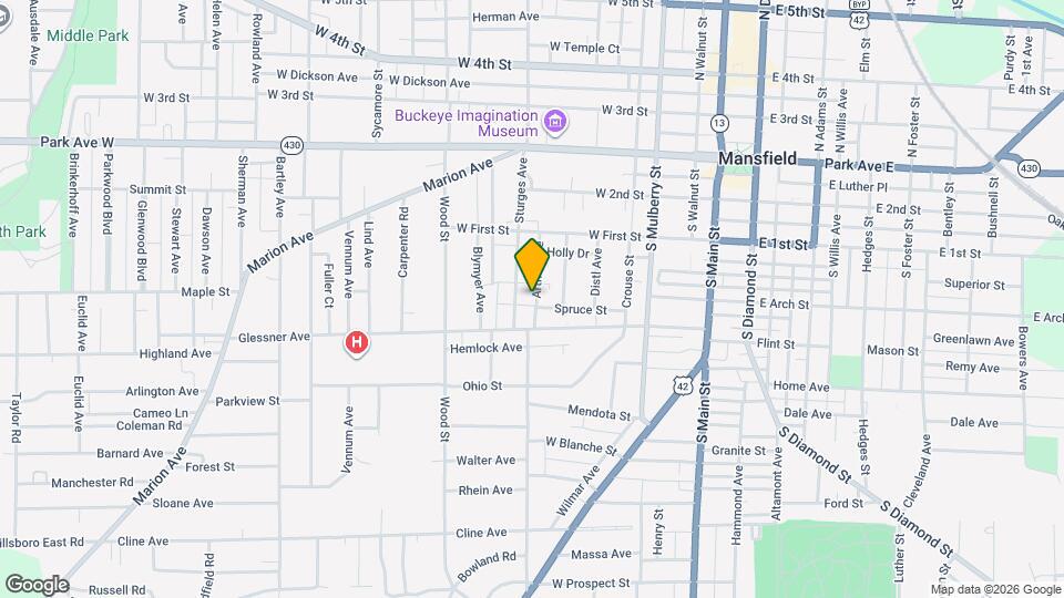 156 Arthur Ave, Unit 1 Mapa y Detalles de la Ubicación