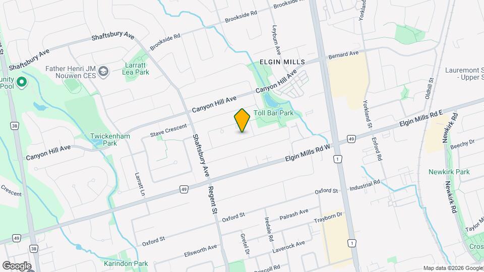 136 Cooperage Crescent Map and Location Details