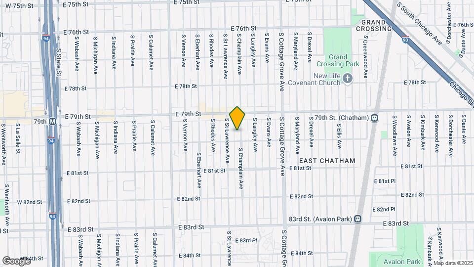 7942-44 S Champlain Ave Map and Location Details