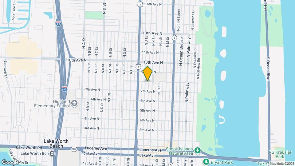 715 8th Ave N Map and Location Details