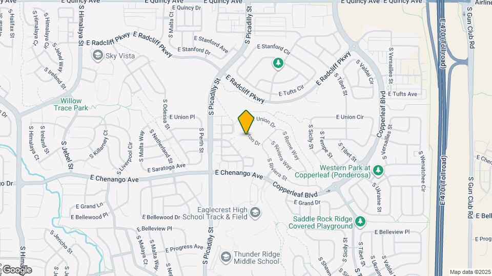 21952 E Layton Dr Map and Location Details