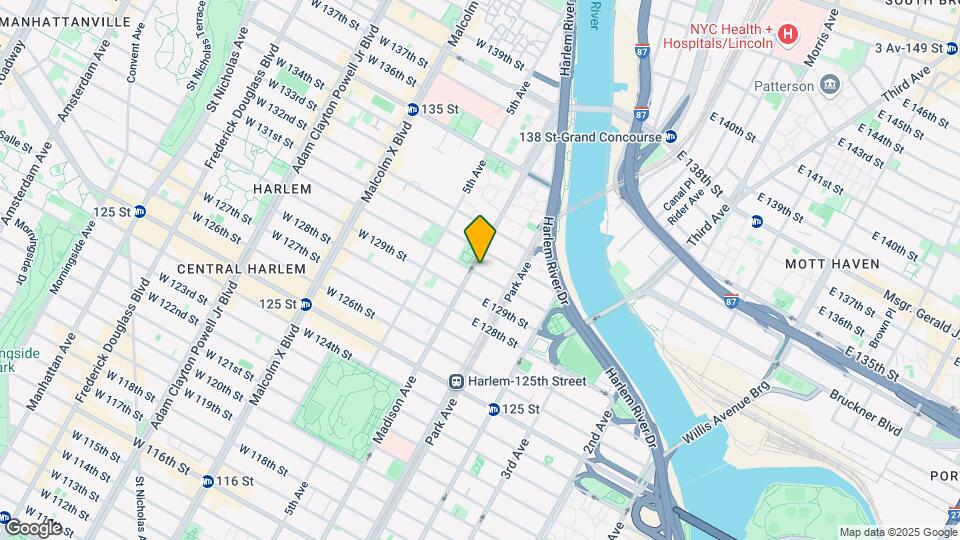 49 E 130th St Map and Location Details