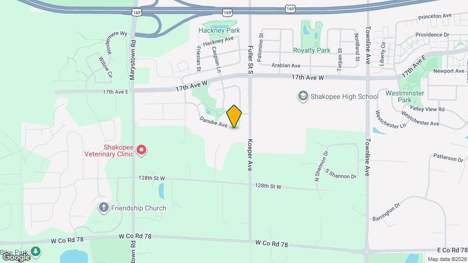 572 Danube Ave Map and Location Details