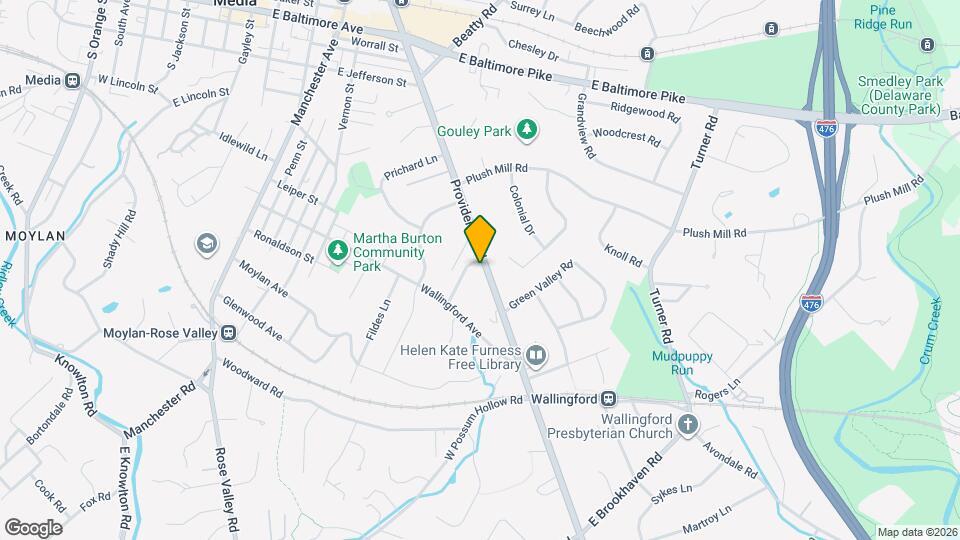 217 N Providence Rd Map and Location Details