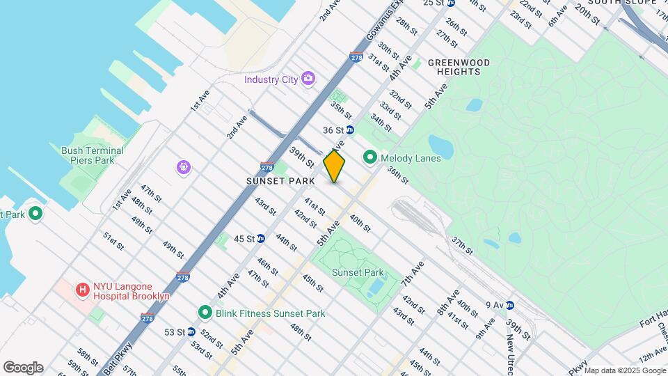 438 39th St Map and Location Details