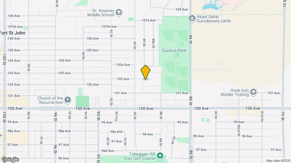 8911-8102 102 Ave Map and Location Details