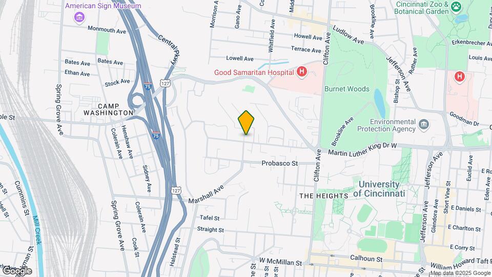 532 Riddle Rd, Unit Apt. 1 Map and Location Details