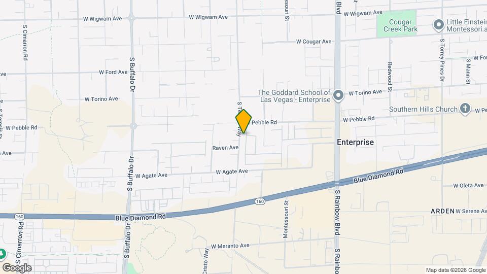 8957 Lucky Crest St Map and Location Details