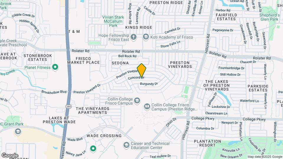 10113 Concord Dr Map and Location Details