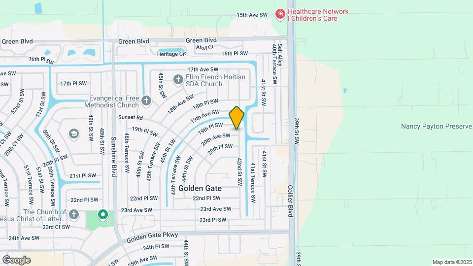 4201 20th Ave SW Map and Location Details