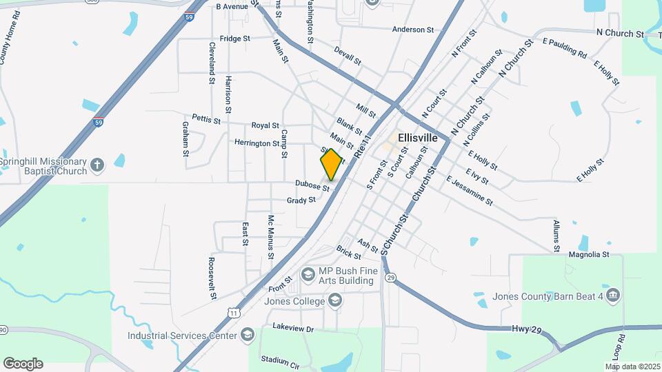 347 Dubose St Map and Location Details
