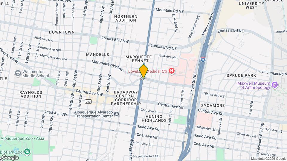 324 Broadway Blvd NE Mapa y Detalles de la Ubicación
