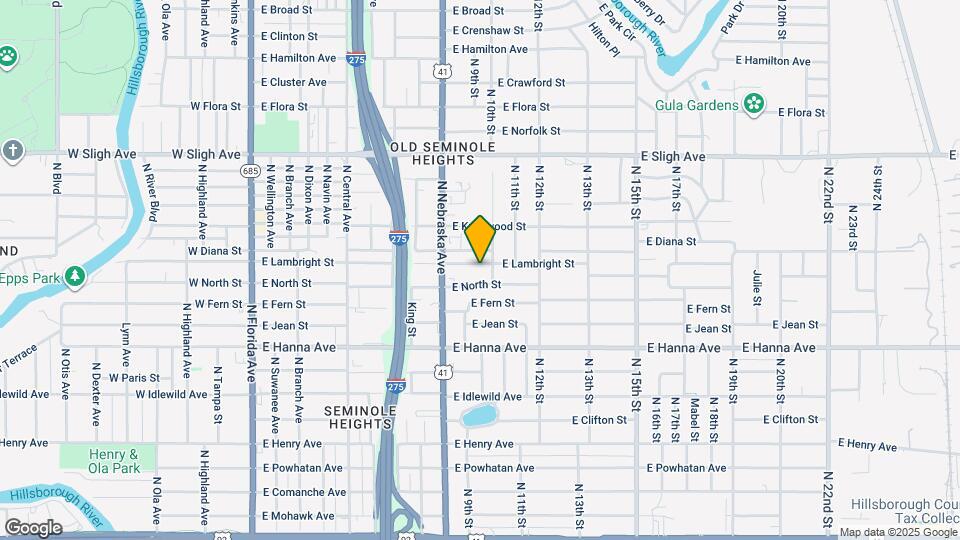 917 E Lambright St Map and Location Details