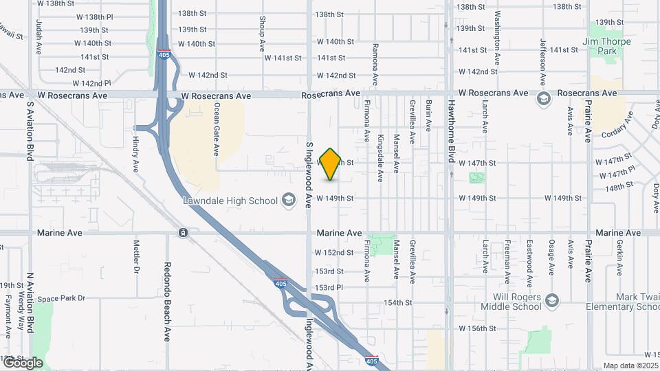 14807 Condon Ave Map and Location Details