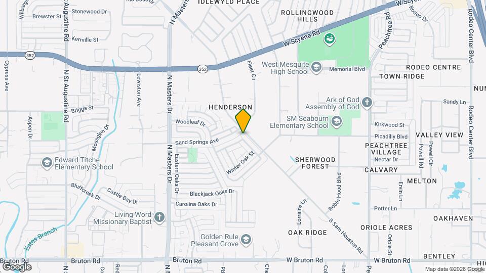 2703 Oak Bend Ln Map and Location Details