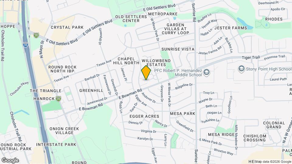 508 Andover Cove Mapa y Detalles de la Ubicación