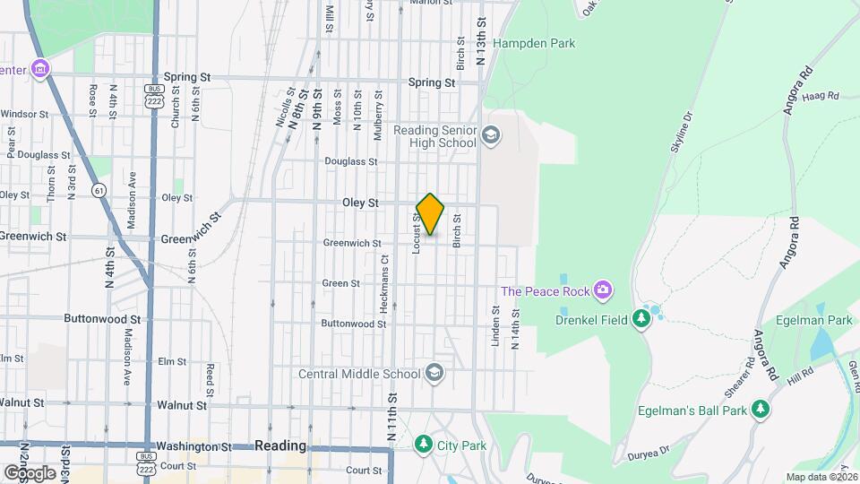 600 N 12th St Map and Location Details