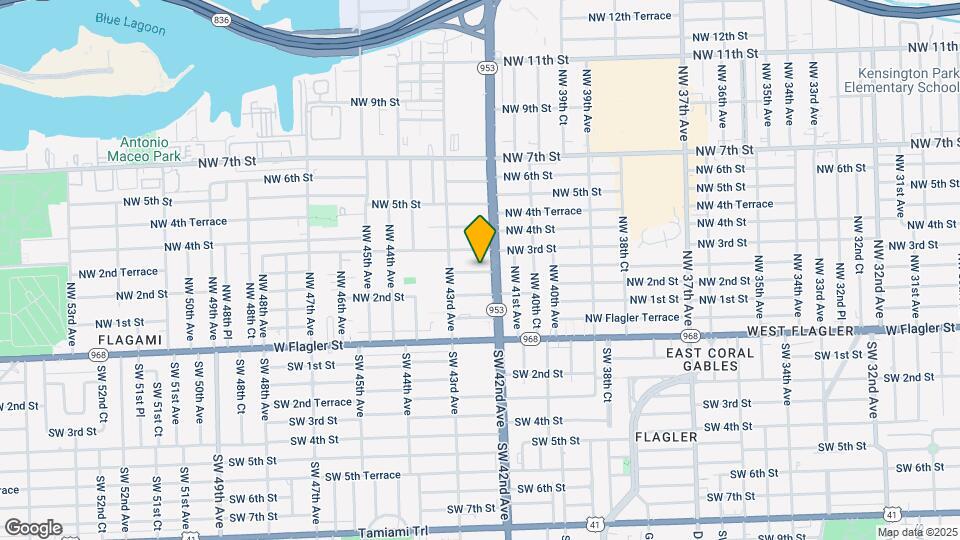 4221 NW 2nd Terrace Map and Location Details