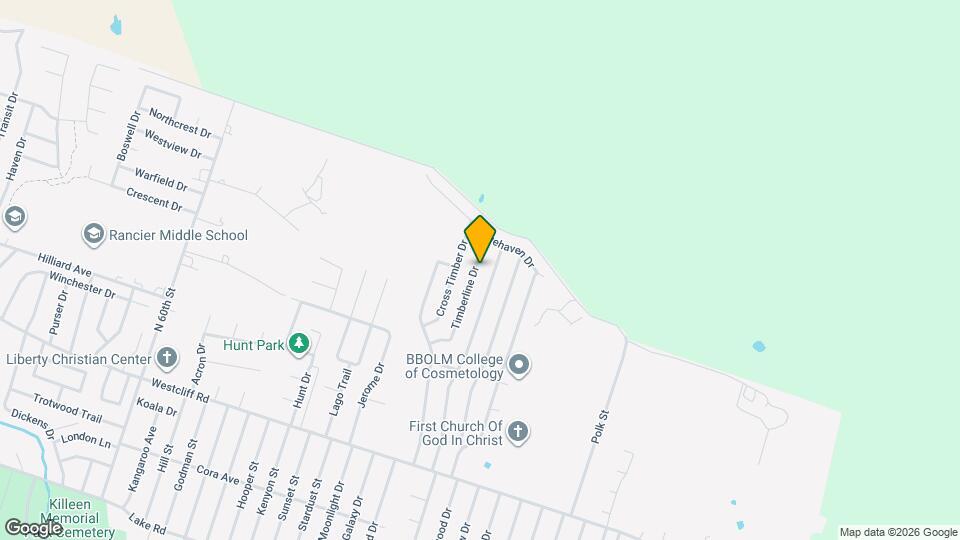 2606 Timberline Dr Map and Location Details