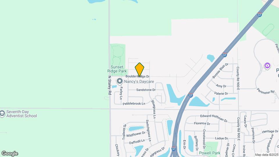 3811 Boulder Ridge Dr Map and Location Details