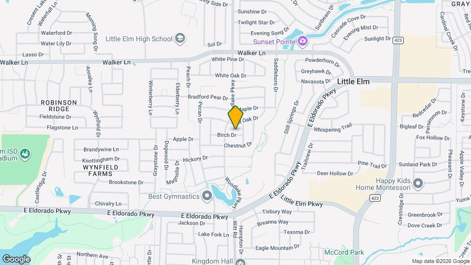 2317 Birch Dr Map and Location Details