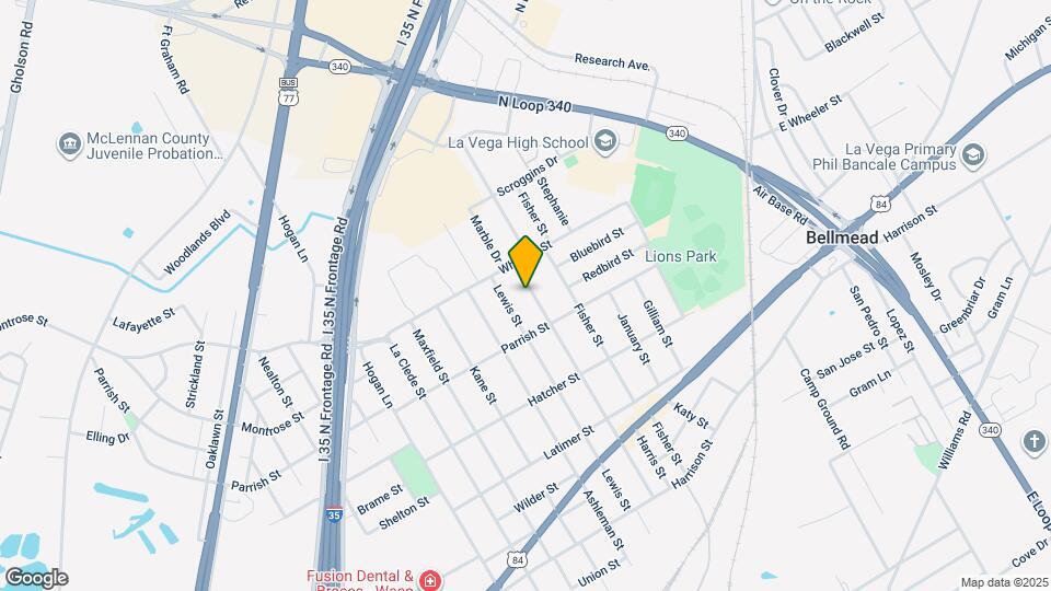 1214 La Vega St Map and Location Details