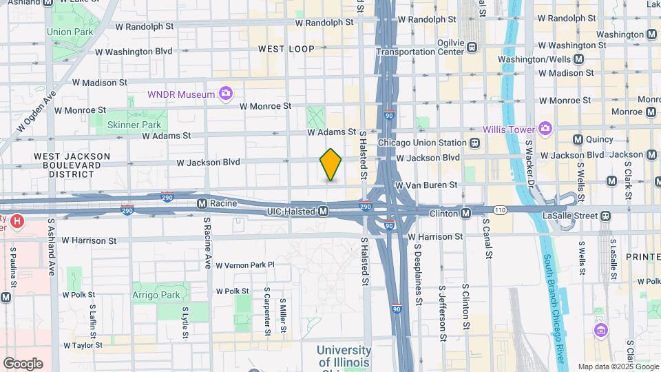 888 W Van Buren St Map and Location Details