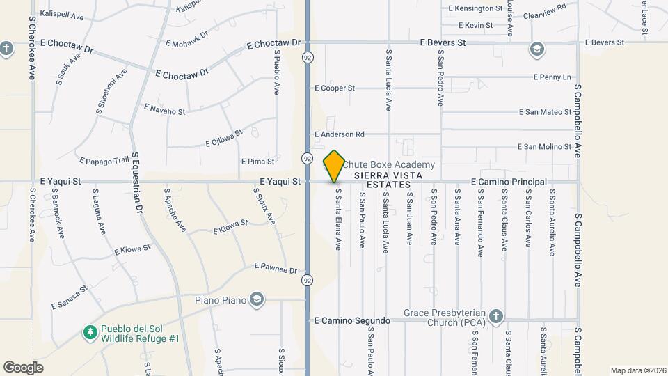 4818 S Santa Elena Ave Map and Location Details