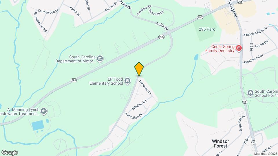 301 Carnahan Dr Mapa y Detalles de la Ubicación