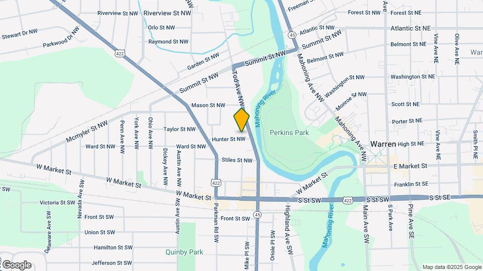 846 Hunter St NW Map and Location Details