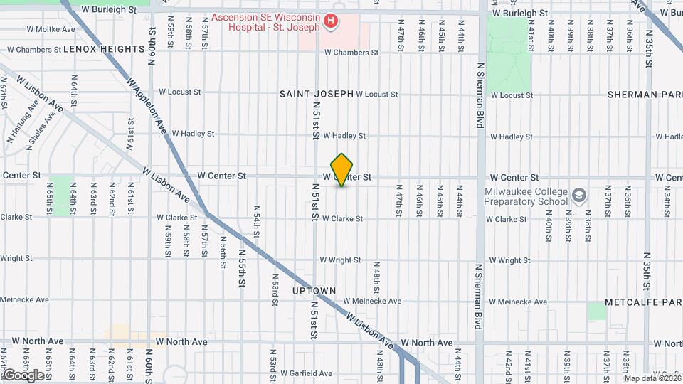 2650#2652 North 50th Street, 53210; #1593339 - 1593339 Mapa y Detalles de la Ubicación