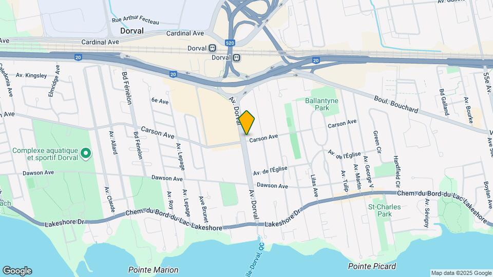 301 Dorval Av Map and Location Details