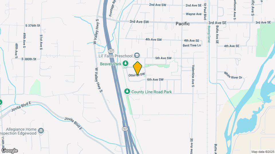 245 Otter Dr SW Map and Location Details
