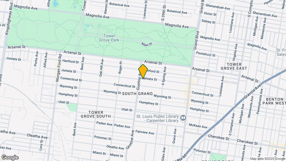 3884 Juniata St Map and Location Details