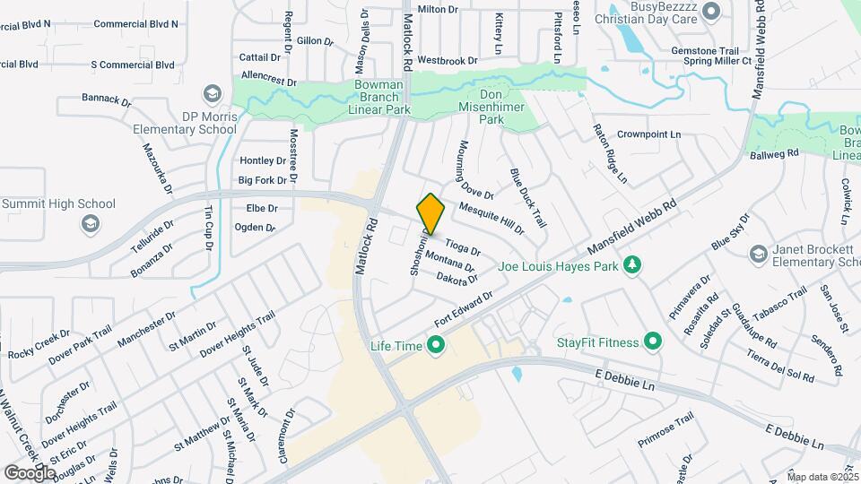 302 Tioga Dr Map and Location Details