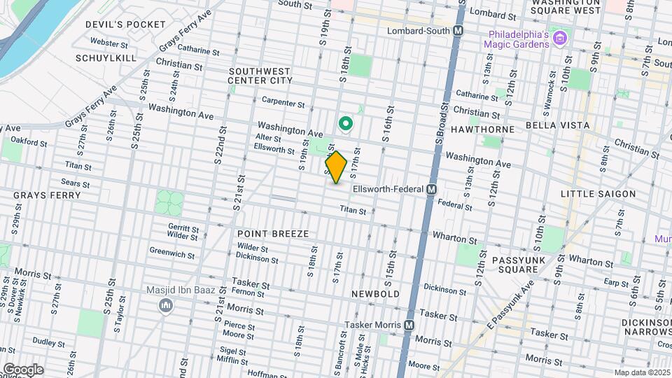 1725 Manton St Map and Location Details