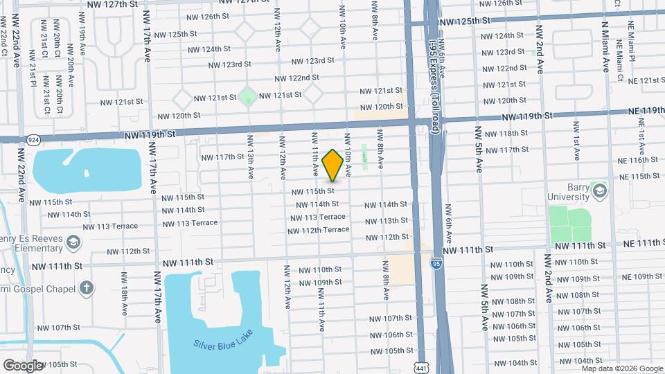1045 NW 115th St Map and Location Details