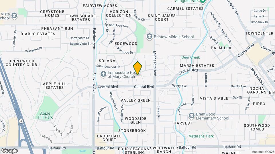 580 Creekwood Ct Map and Location Details