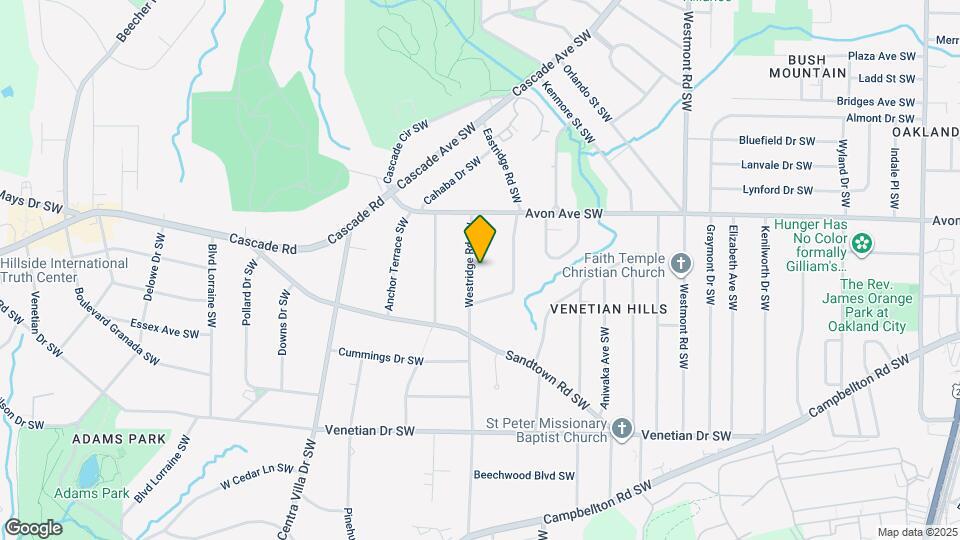 1272 Westridge Rd SW Mapa y Detalles de la Ubicación