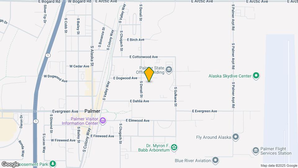 424 E Dogwood Ave Map and Location Details