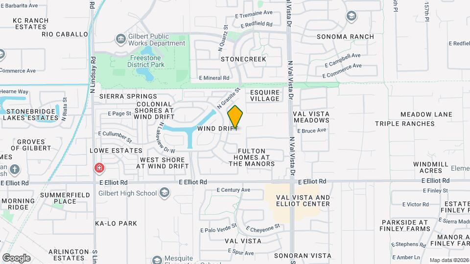 1362 E Cullumber St Map and Location Details