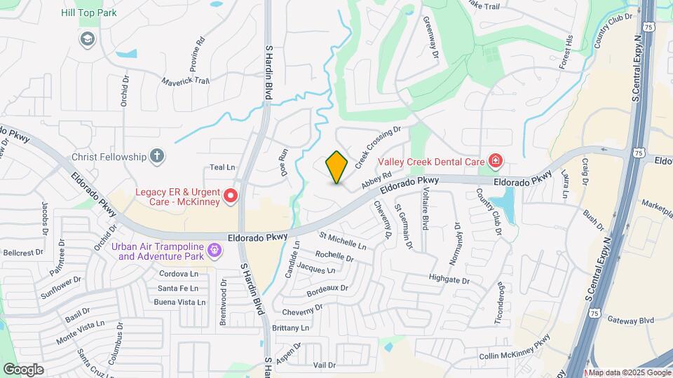 2909 Moss Creek Ct Map and Location Details